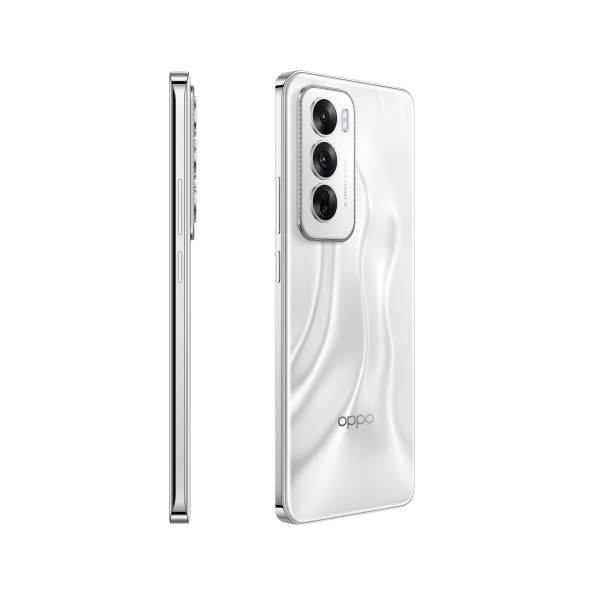 OPPO Reno12 5G AI Smartphone, Tripla fotocamera 50+8+2MP, Selfie 32MP, Display 6.7 120HZ AMOLED FHD+, 5000mAh, RAM 24 GB (12+12) + ROM 256GB, [Versione Italia], Astro Silver - EUROBABYLON