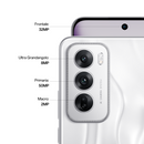 OPPO Reno12 5G AI Smartphone, Tripla fotocamera 50+8+2MP, Selfie 32MP, Display 6.7 120HZ AMOLED FHD+, 5000mAh, RAM 24 GB (12+12) + ROM 256GB, [Versione Italia], Astro Silver - EUROBABYLON