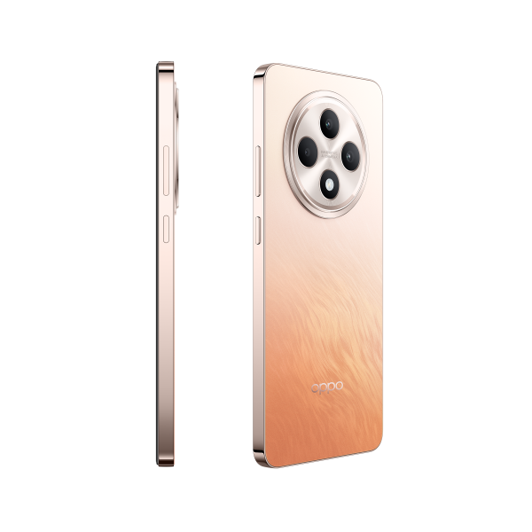 OPPO Reno12 F 5G AI Smartphone, Tripla fotocamera 50+8+2MP, Selfie 32MP, Display 6.67 120HZ AMOLED FHD+, 5000mAh, RAM 16 GB (8+8) + ROM 256GB, [Versione Italia], Amber Orange - EUROBABYLON