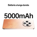 OPPO Reno12 F 5G AI Smartphone, Tripla fotocamera 50+8+2MP, Selfie 32MP, Display 6.67 120HZ AMOLED FHD+, 5000mAh, RAM 16 GB (8+8) + ROM 256GB, [Versione Italia], Amber Orange - EUROBABYLON