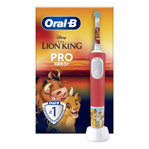 Oral-B Kids VITALITYPROLIONK spazzolino elettrico Bambino Spazzolino rotante-oscillante Multicolore - EUROBABYLON
