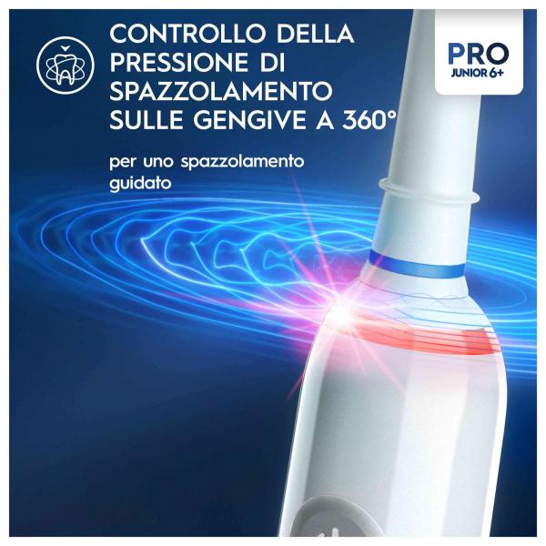 Oral-B PRO 14876674 spazzolino elettrico Bambino Spazzolino rotante Multicolore, Bianco - EUROBABYLON