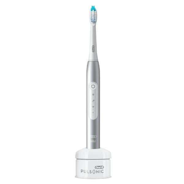 Oral-B Pulsonic Slim Luxe 4000 Adulto Spazzolino elettrico sonico Platino - EUROBABYLON