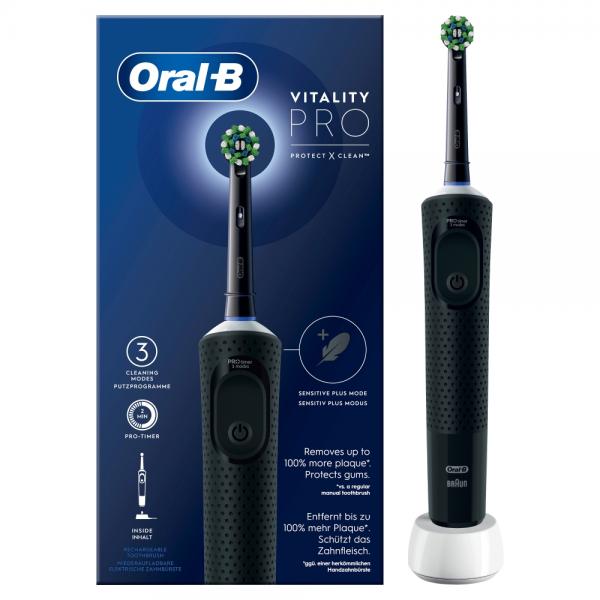 Oral-B Vitality Pro Adulto Spazzolino rotante Nero - EUROBABYLON
