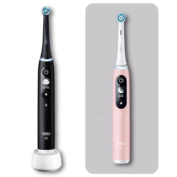 Oral-B iO Duo Adulto Spazzolino a vibrazione Nero, Rosa - EUROBABYLON