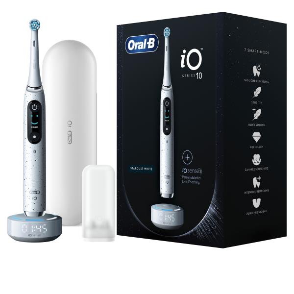 Oral-B iO Series 10 Adulto Spazzolino rotante-oscillante Bianco - EUROBABYLON