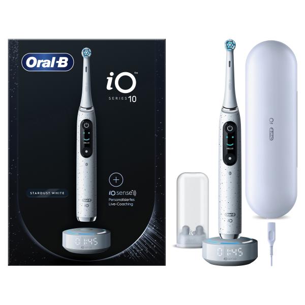 Oral-B iO Series 10 Adulto Spazzolino rotante-oscillante Bianco - EUROBABYLON