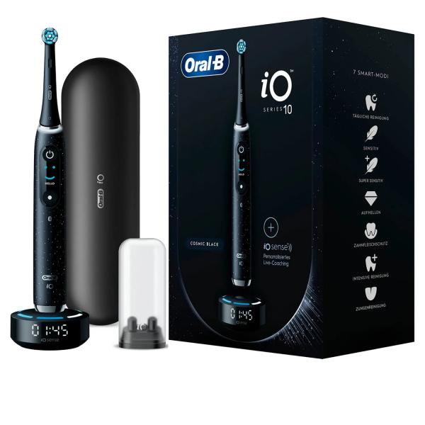 Oral-B iO Series 10 Adulto Spazzolino rotante-oscillante Nero - EUROBABYLON