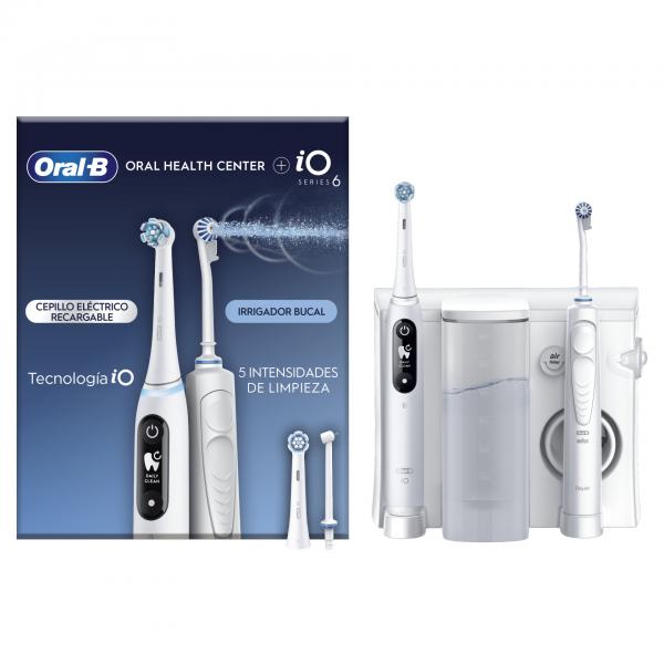 Oral-B iO6 & OxyJet Adulto Spazzolino rotante-oscillante Bianco - EUROBABYLON
