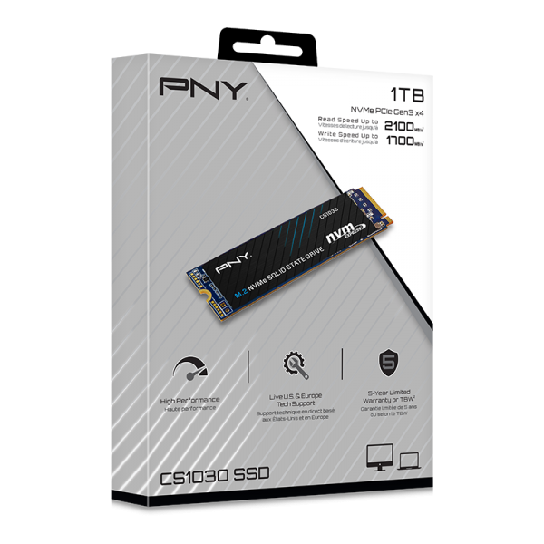 PNY CS1030 M.2 1000 GB PCI Express 3.0 3D NAND NVMe - EUROBABYLON