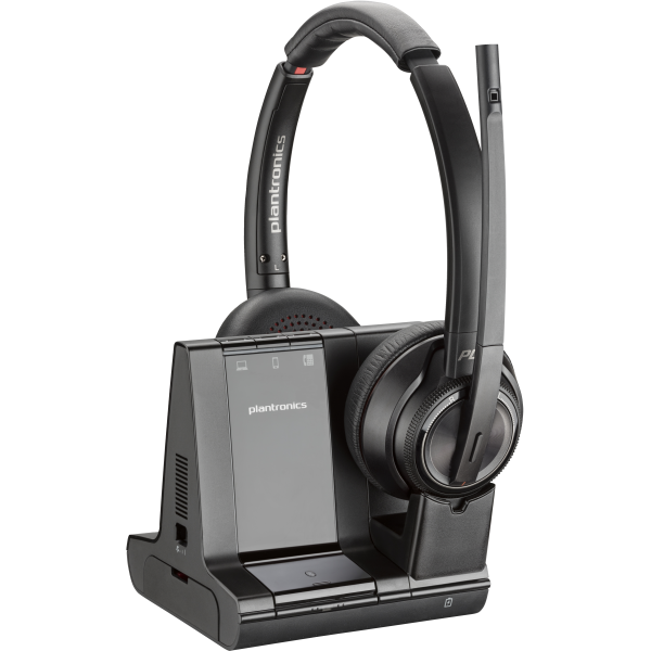 POLY Savi 8220 Auricolare Con cavo e senza cavo A Padiglione Ufficio Bluetooth Nero - EUROBABYLON