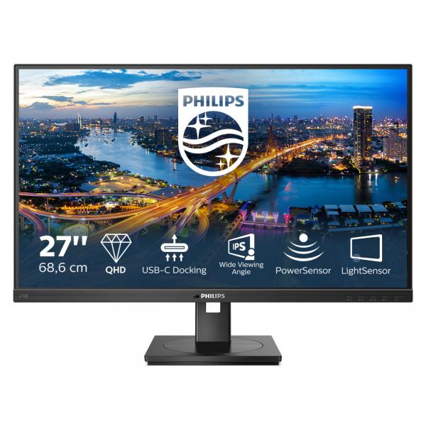 Philips 276B1/00 Monitor PC 68,6 cm (27") 2560 x 1440 Pixel Full HD LED Nero - EUROBABYLON