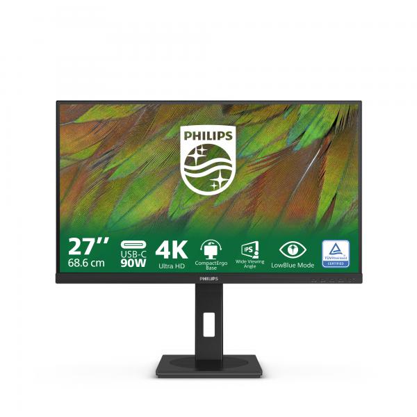 Philips 3000 series 27B1U3900/00 Monitor PC 68,6 cm (27") 3840 x 2160 Pixel 4K Ultra HD LCD Nero - EUROBABYLON