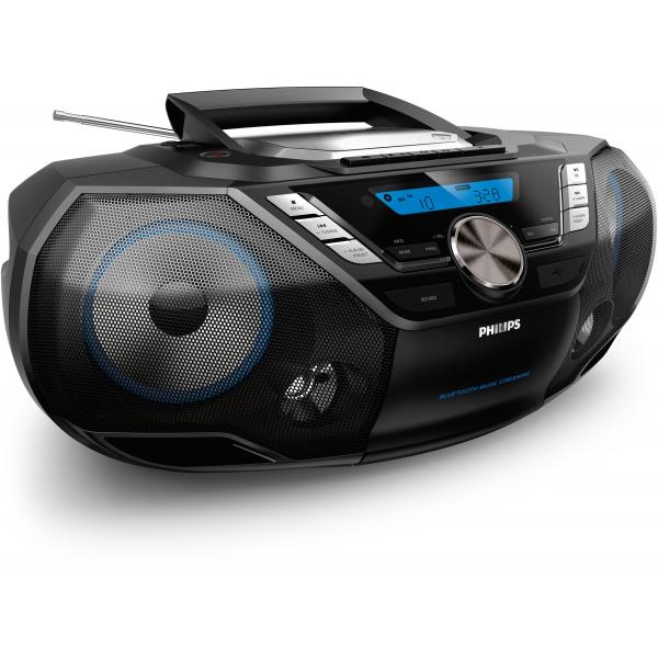 Philips AZB798T/12 impianto stereo portatile Analogico e digitale 12 W DAB, DAB+, FM Nero Riproduzione MP3 - EUROBABYLON