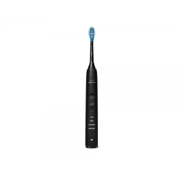 Philips DiamondClean 9000 Sonicare Spazzolini Elettrici Sonici con App, confezione da 1 Spazzolino Bianco e 1 Spazzolino Nero HX9914/57 - EUROBABYLON