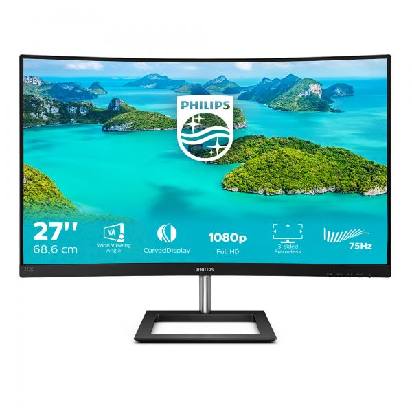 Philips E Line 272E1CA/00 LED display 68,6 cm (27") 1920 x 1080 Pixel Full HD LCD Nero - EUROBABYLON