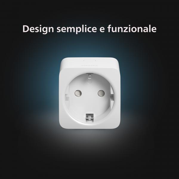 Philips Hue Smart Plug controllo tramite Bluetooth, compatibile con Alexa, Google Home e Apple HomeKit - EUROBABYLON