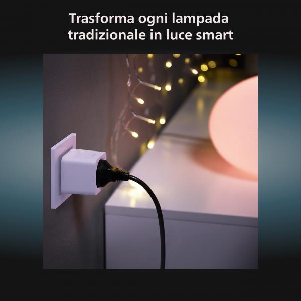 Philips Hue Smart Plug controllo tramite Bluetooth, compatibile con Alexa, Google Home e Apple HomeKit - EUROBABYLON