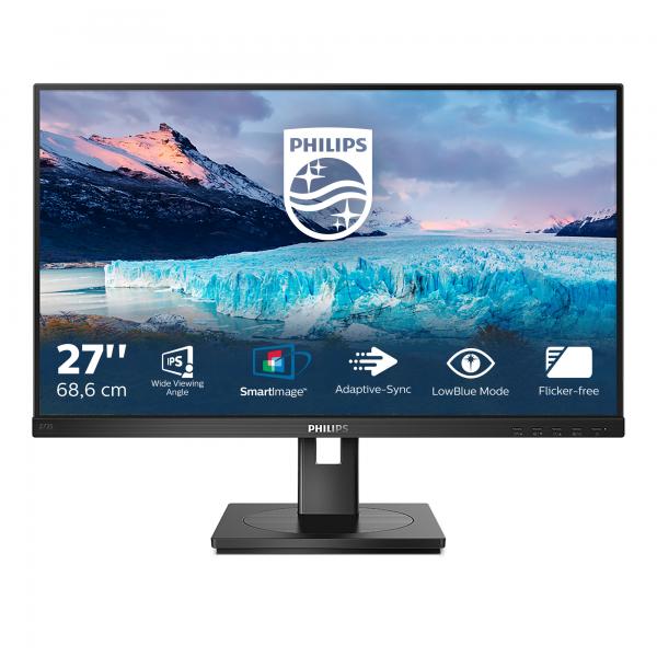Philips S Line 272S1AE/00 LED display 68,6 cm (27") 1920 x 1080 Pixel Full HD LCD Nero - EUROBABYLON