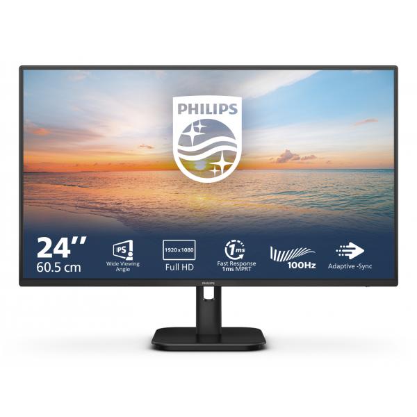 Philips Serie 1000 24E1N1100A/00 LED display 60,5 cm (23.8") 1920 x 1080 Pixel Full HD LCD Nero - EUROBABYLON