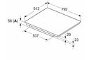 Piano cottura a induzione Neff T58PTF1L0 N90 da 80 cm - EUROBABYLON