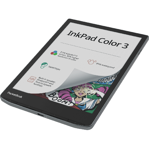 PocketBook InkPad Color 3 Stormy Sea lettore e-book Touch screen 32 GB Wi-Fi Grigio - EUROBABYLON
