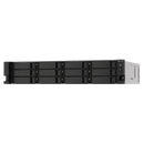 QNAP TS-1273AU-RP-8G server NAS e di archiviazione Armadio (2U) Ryzen Embedded V1500B 8 GB DDR4 0 TB QNAP QTS Alluminio, Nero - EUROBABYLON