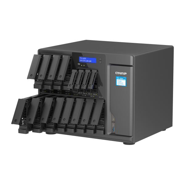 QNAP TS-1655 NAS Tower Collegamento ethernet LAN Nero C5125 - EUROBABYLON