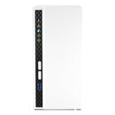 QNAP TS-233 server NAS e di archiviazione Mini Tower ARM Cortex-A55 2 GB 0 TB QNAP QTS Bianco - EUROBABYLON