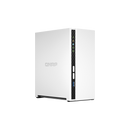 QNAP TS-233 server NAS e di archiviazione Mini Tower ARM Cortex-A55 2 GB 0 TB QNAP QTS Bianco - EUROBABYLON