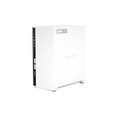 QNAP TS-233 server NAS e di archiviazione Mini Tower ARM Cortex-A55 2 GB 0 TB QNAP QTS Bianco - EUROBABYLON