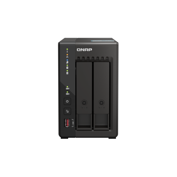 QNAP TS-253E NAS Tower Collegamento ethernet LAN Nero J6412 - EUROBABYLON