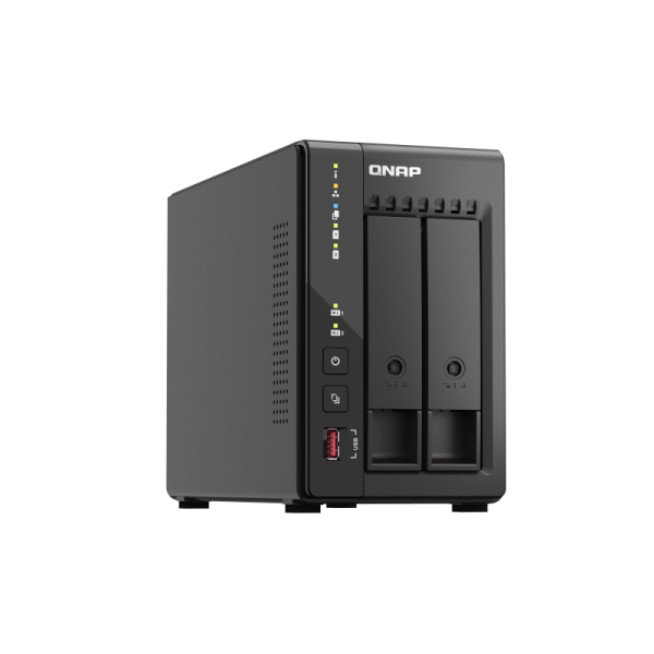 QNAP TS-253E NAS Tower Collegamento ethernet LAN Nero J6412 - EUROBABYLON