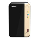 QNAP TS-264 NAS Tower Intel Celeron N5095 8 GB 0 TB QNAP QTS Nero, Oro - EUROBABYLON