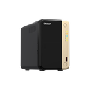 QNAP TS-264 NAS Tower Intel Celeron N5095 8 GB 0 TB QNAP QTS Nero, Oro - EUROBABYLON