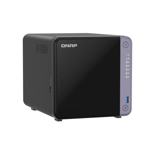 QNAP TS-432X-4G server NAS e di archiviazione Tower Alpine Alpine AL-524 4 GB DDR4 QNAP QTS Nero - EUROBABYLON