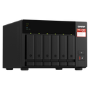 QNAP TS-673A NAS Tower Ryzen Embedded V1500B 8 GB DDR4 0 TB QNAP Turbo System Nero - EUROBABYLON