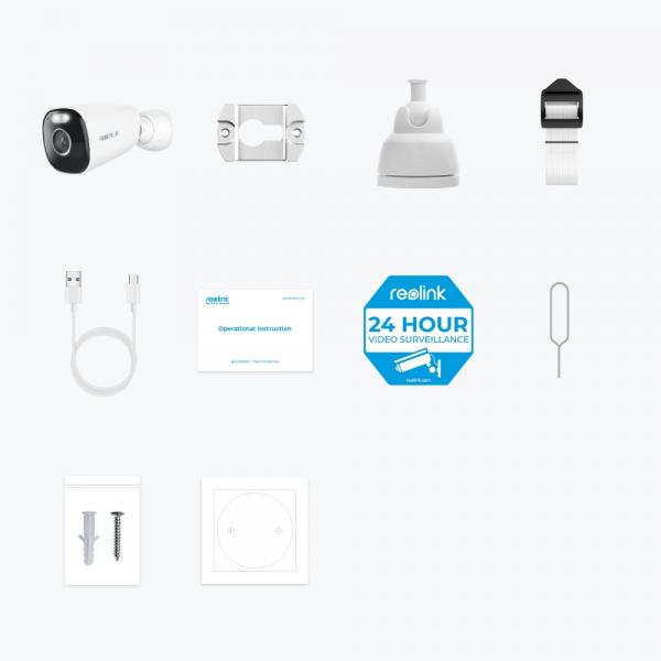 Reolink Argus Series B360 Bullet (shape) Telecamera di sicurezza IP Interno e esterno 3840 x 2160 Pixel Parete - EUROBABYLON