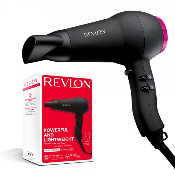 Revlon Asciugacapelli Fast Light Hair Dryer 2000W Nero - EUROBABYLON
