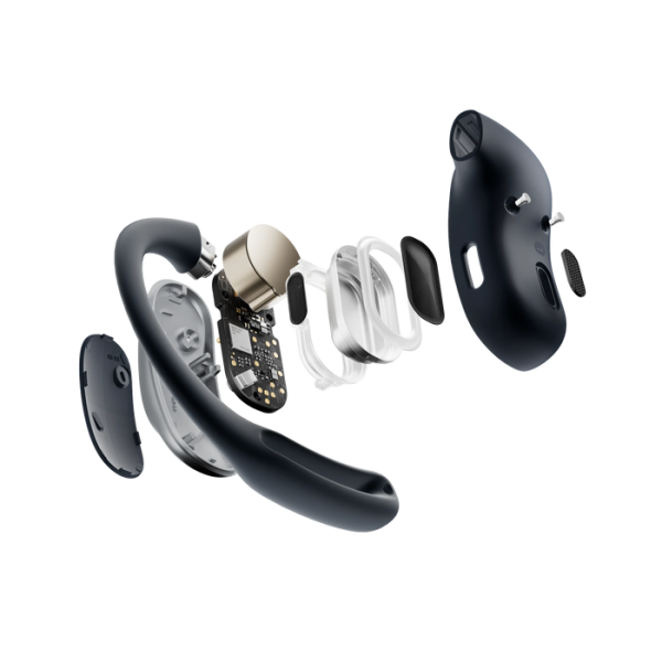 SHOKZ OpenFit Air Auricolare Wireless A clip Chiamate/Musica/Sport/Tutti i giorni Bluetooth Nero - EUROBABYLON