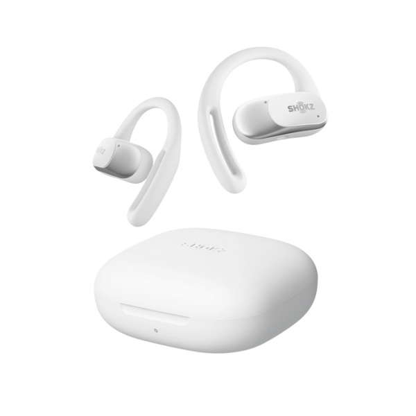 SHOKZ OpenFit Air, weiss Auricolare Wireless A clip Chiamate/Musica/Sport/Tutti i giorni Bluetooth Bianco - EUROBABYLON