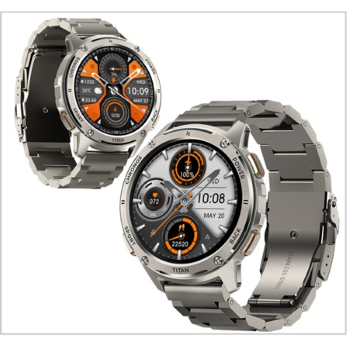 SMARTWATCH MAXCOM MAXCOM FW110 TITAN CHRONOS SILVER - EUROBABYLON