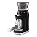 SMEG COFFEE GRINDER 50S STYLE BLACK CGF03BLEU - EUROBABYLON