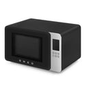 SMEG MOC01BLMEU Forno a microonde combinato con grill (Nero opaco e alluminio) 900 W - EUROBABYLON