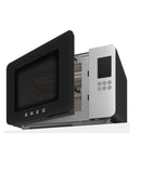 SMEG MOC01BLMEU Forno a microonde combinato con grill (Nero opaco e alluminio) 900 W - EUROBABYLON