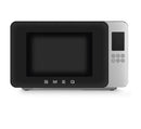 SMEG MOC01BLMEU Forno a microonde combinato con grill (Nero opaco e alluminio) 900 W - EUROBABYLON