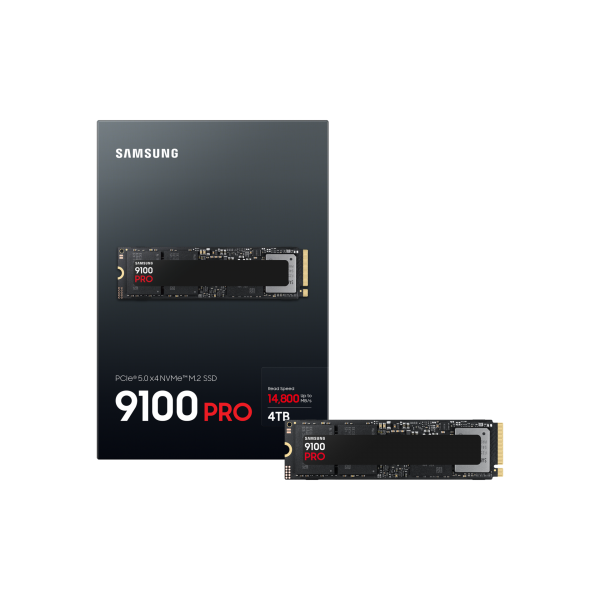 Samsung 9100 PRO PCIe 5.0 NVMe M.2 SSD - 4 TB - EUROBABYLON