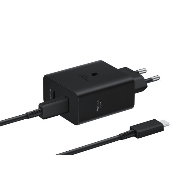Samsung Caricabatteria Super Fast Charging (50W) con doppia porta USB-C e con cavo USB-C to USB-C - EUROBABYLON