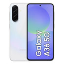 Samsung Galaxy A36 5G, Smartphone con Funzioni intelligenti, Display Super AMOLED 6.7, 6GB RAM, 128GB, Camera 50MP, Batteria 5.000 mAh, IP67, Awesome White - EUROBABYLON