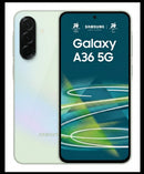Samsung Galaxy A36 5G, Smartphone con Funzioni intelligenti, Display Super AMOLED 6.7”, 8GB RAM, 256GB, Camera 50MP, Batteria 5.000 mAh, IP67, Awesome Lime - EUROBABYLON